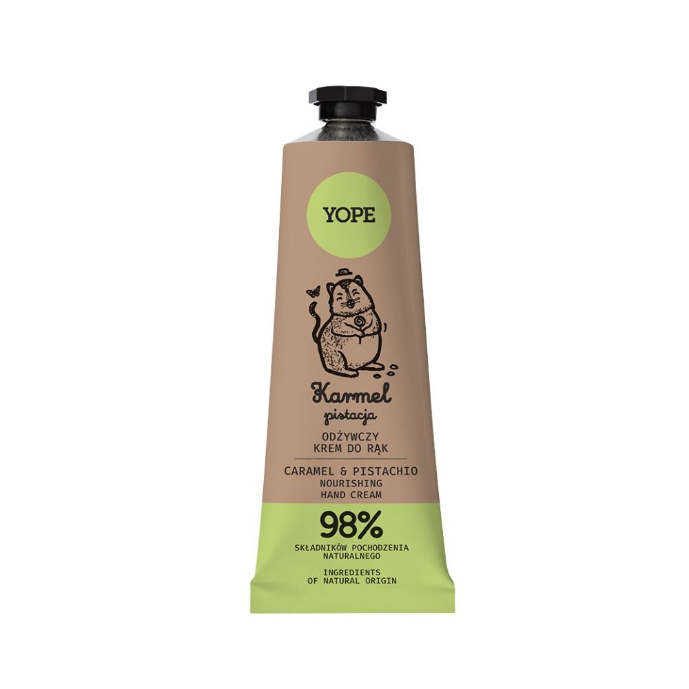 Krem odżywczy do rąk Karmel i Pistacja | Yope