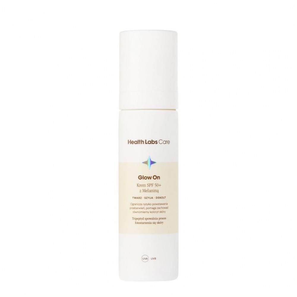 Krem SPF 50+ z melaniną Glow On | Health Labs Care