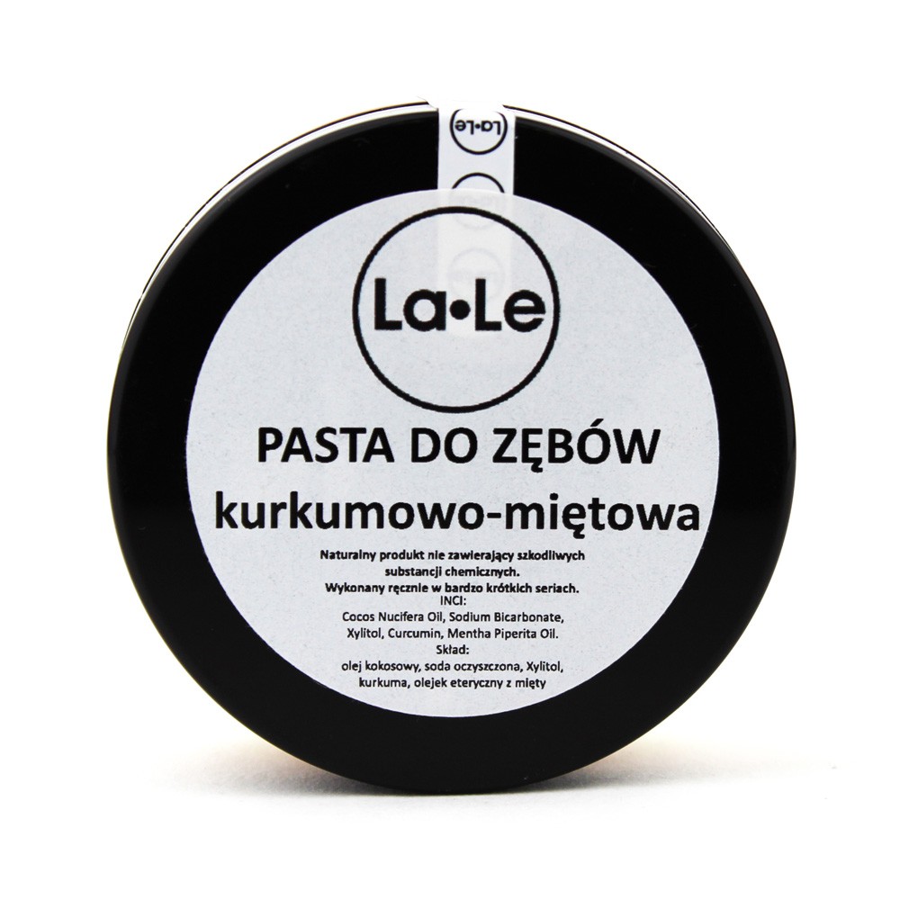 Pasta do zębów kurkumowo - miętowa | La-Le