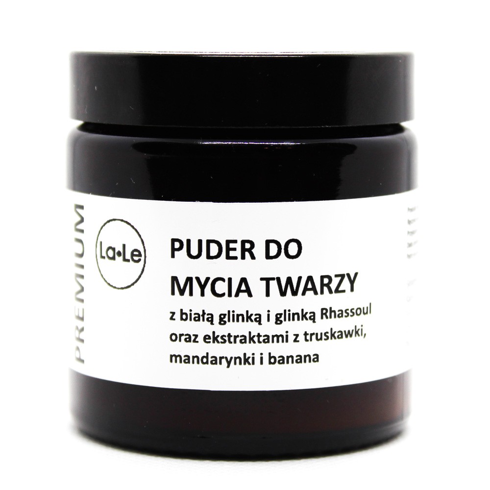 Puder do mycia twarzy - glinki i ekstrakty z owoców | La-Le