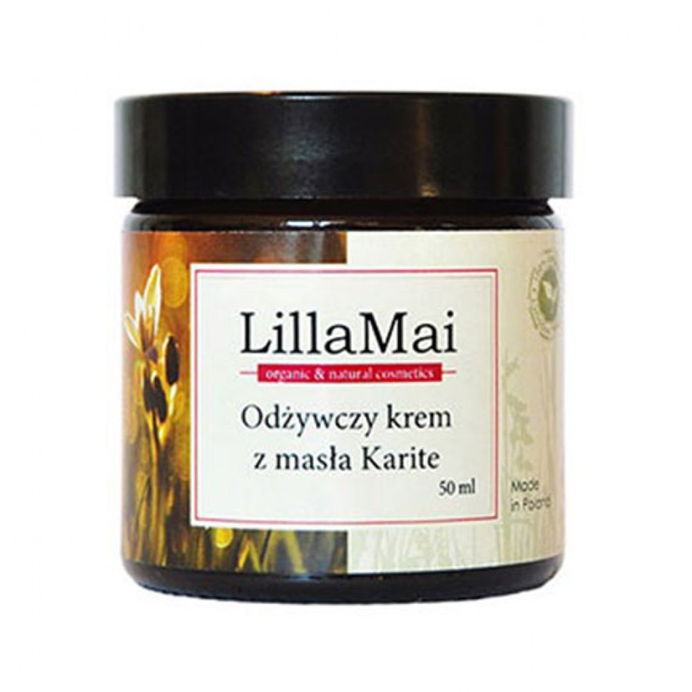 Odżywczy krem do twarzy z masła Karite | LillaMai