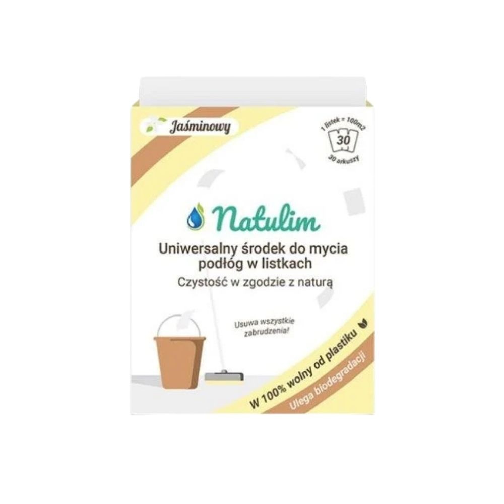 Listki ekologiczne do mycia podłóg Jaśmin | Natulim