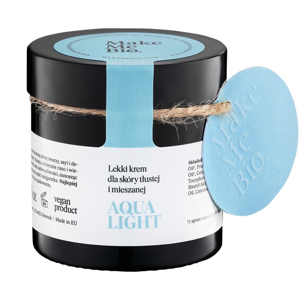 Lekki krem dla skóry tłustej i mieszanej Aqua Light | Make Me Bio