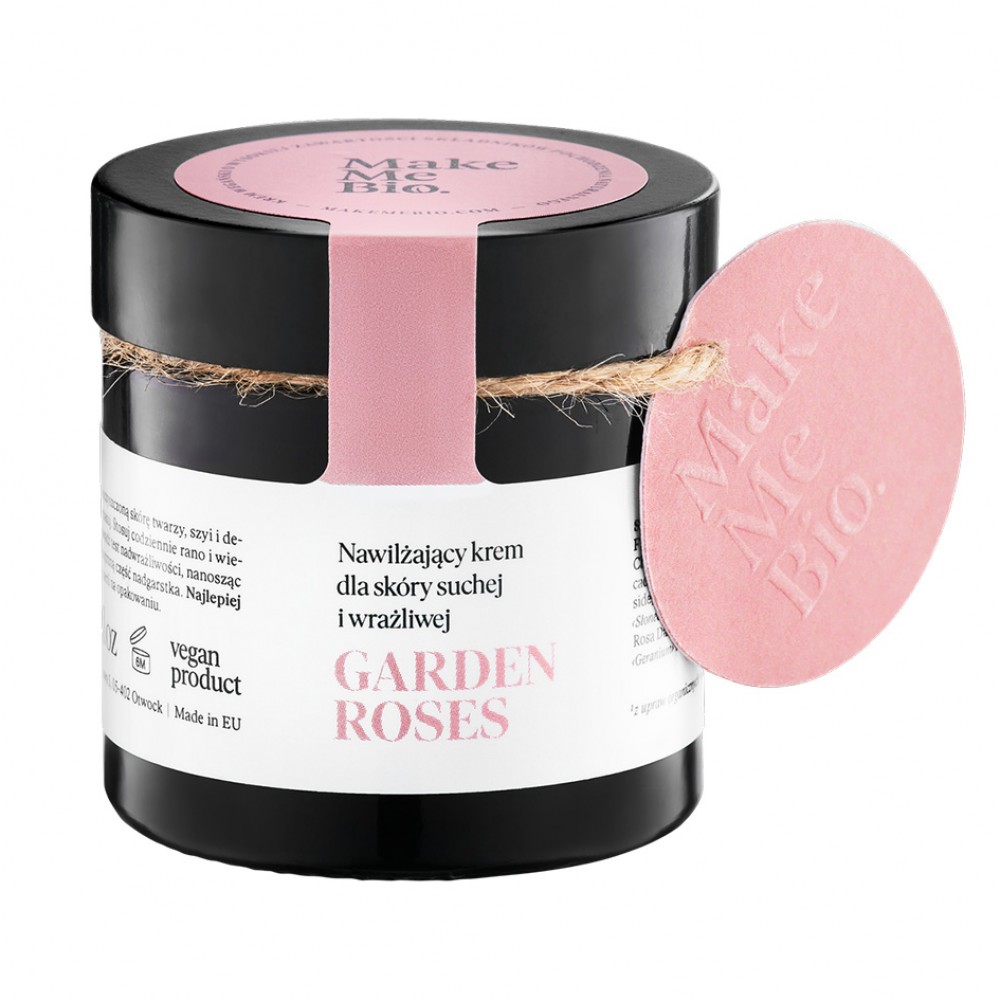 Nawilżający krem do twarzy Garden Roses | Make Me Bio
