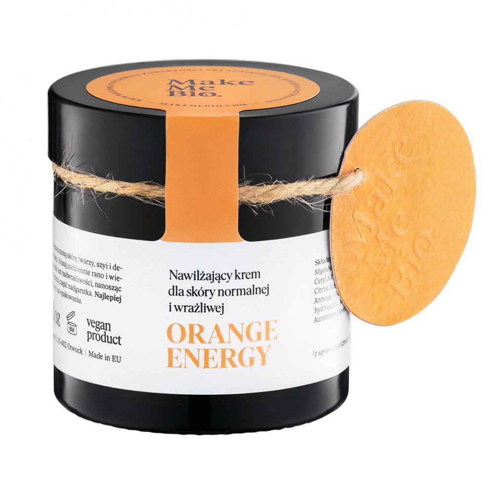 Nawilżający krem do twarzy Orange Energy | Make Me Bio