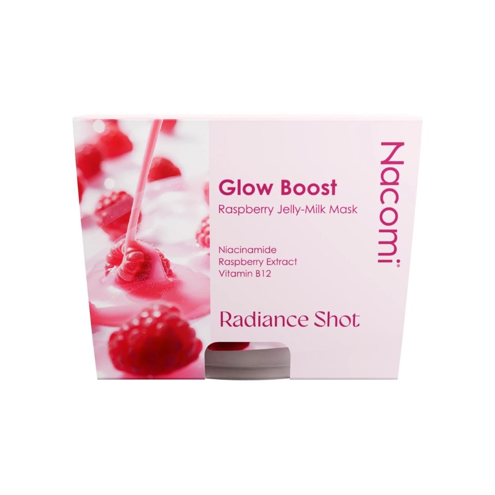 Maska do twarzy Glow Boost Raspberry | Nacomi