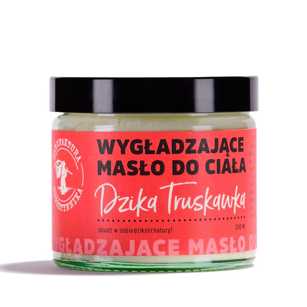 Masło wygładzające do ciała Dzika truskawka | Manufaktura Bursztynnika
