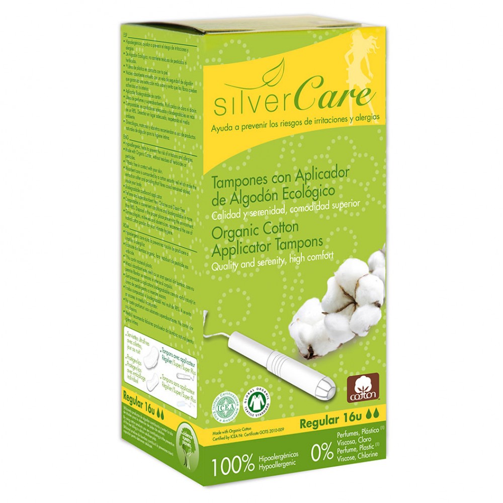 Tampony z aplikatorem Regular Silver Care | Masmi