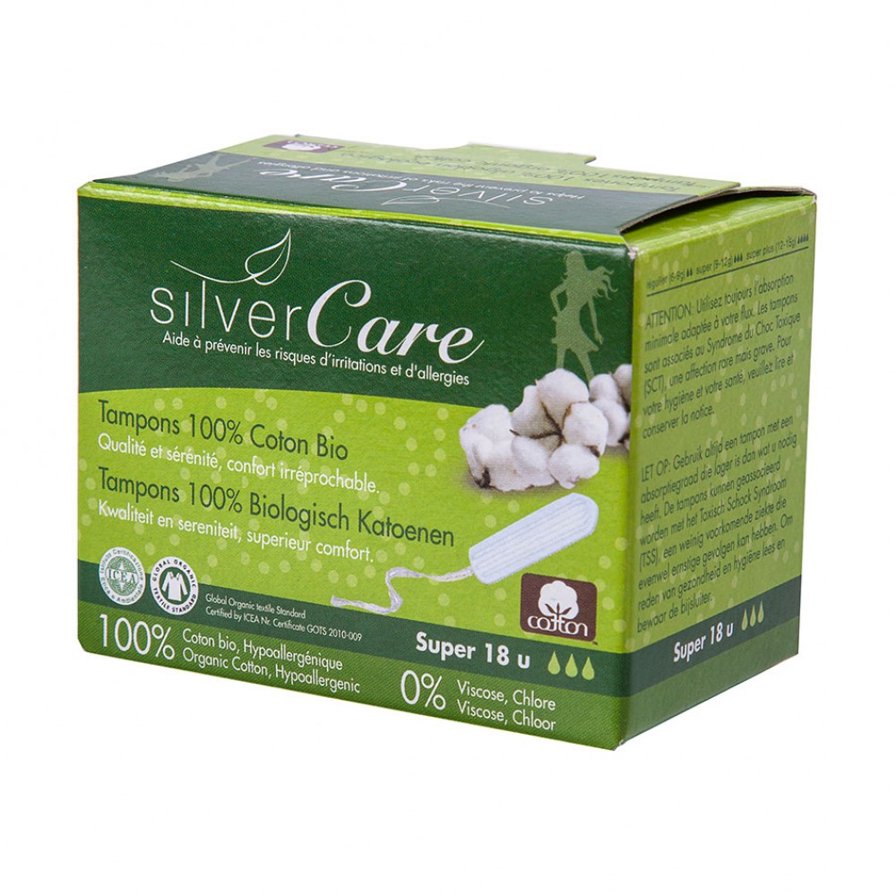 Tampony bez aplikatora Super Silver Care | Masmi