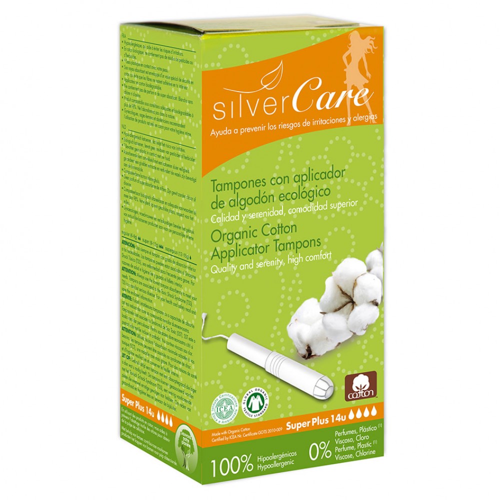 Tampony z aplikatorem Super plus Silver Care | Masmi