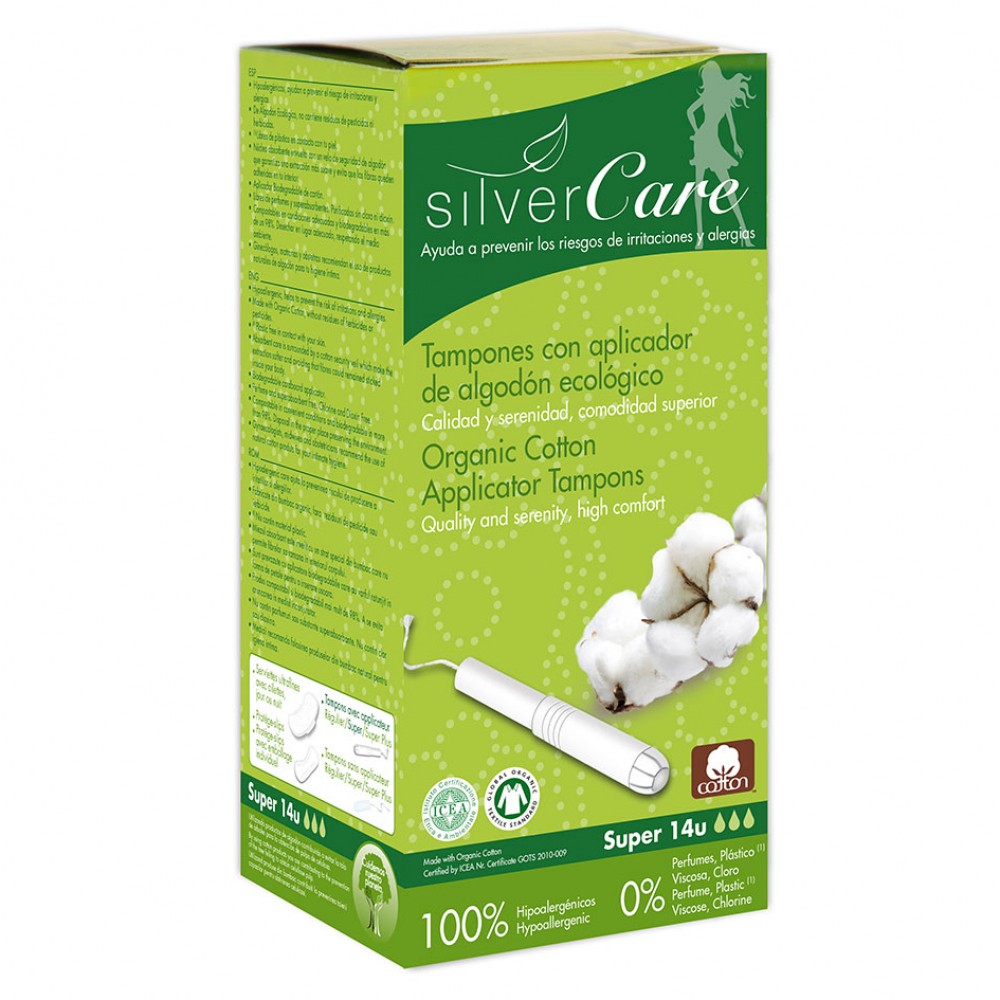 Tampony z aplikatorem Super Silver Care | Masmi