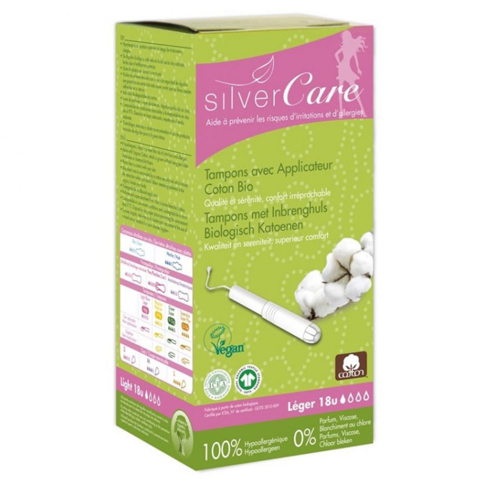 Tampony z aplikatorem Light Silver Care | Masmi