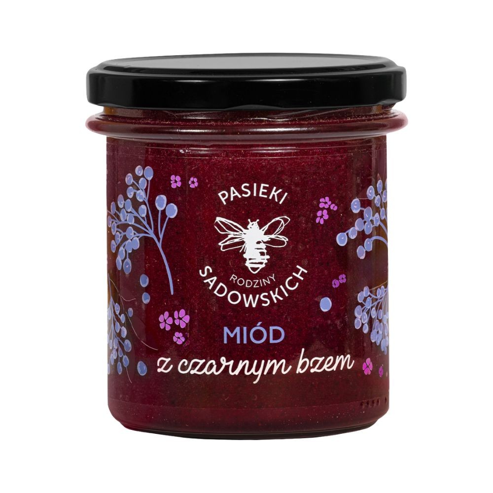 Miód z czarnym bzem | Pasieki Rodziny Sadowskich