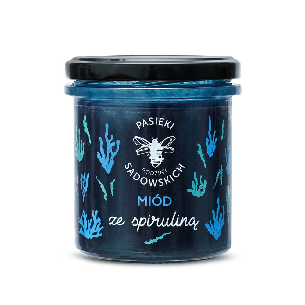 Miód ze spiruliną | Pasieki Rodziny Sadowskich