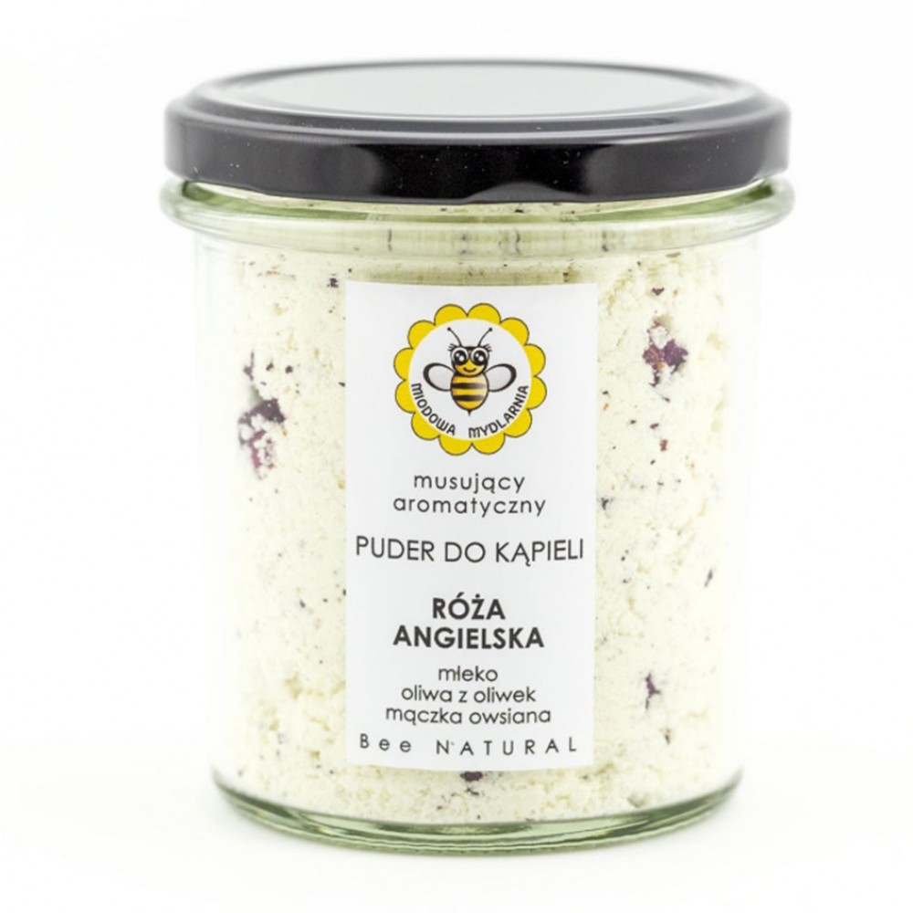 Puder do kąpieli Róża Angielska | Miodowa Mydlarnia