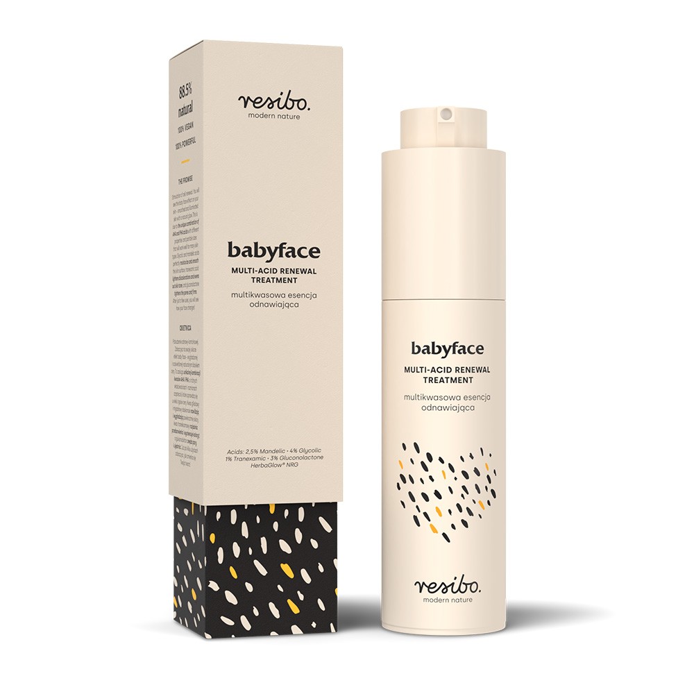 Multikwasowa esencja odnawiająca Babyface | Resibo