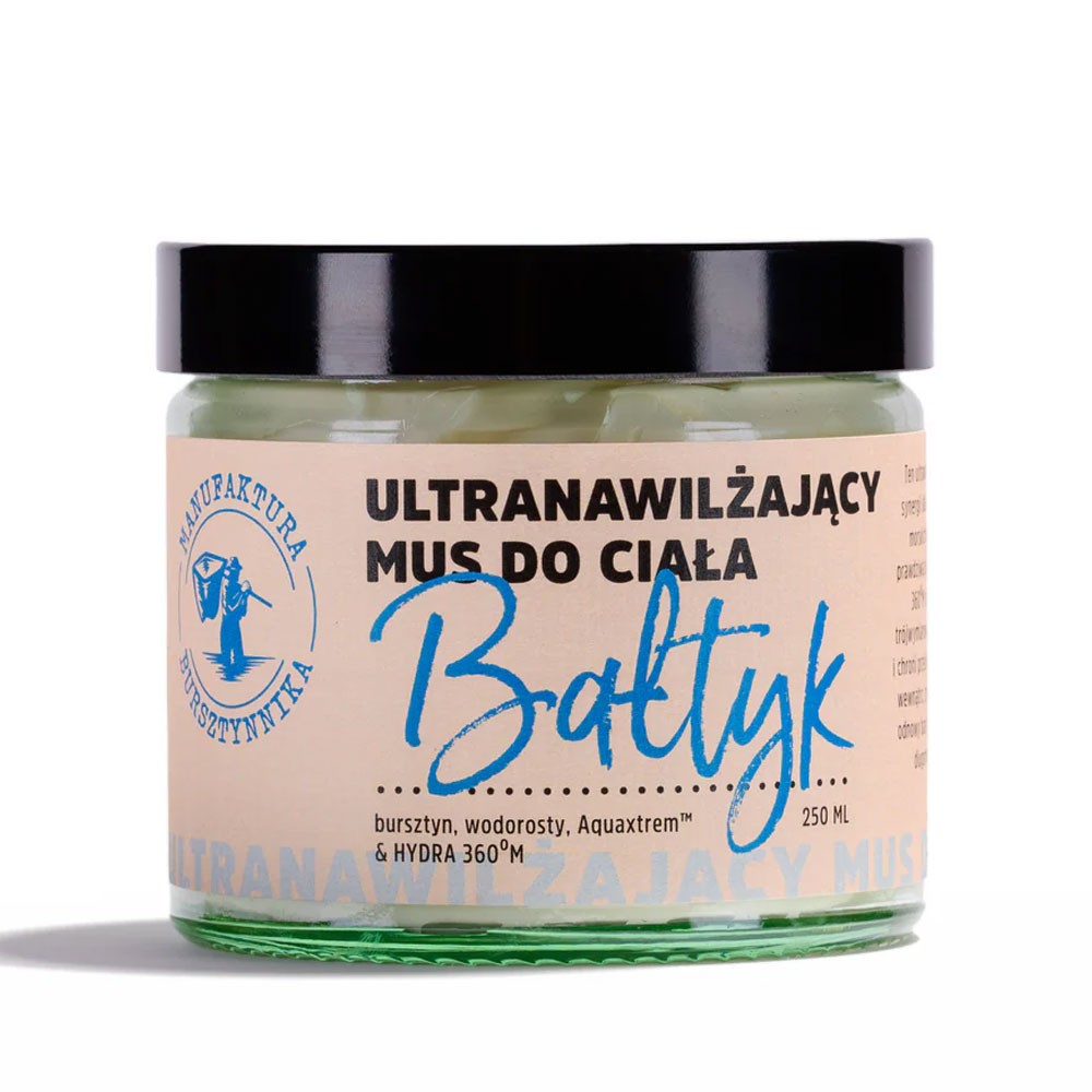 Mus ultranawilżający do ciała Bałtyk | Manufaktura Bursztynnika