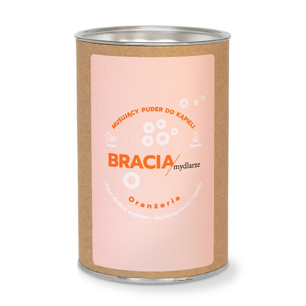 Musujący puder do kąpieli Oranżeria | Bracia Mydlarze
