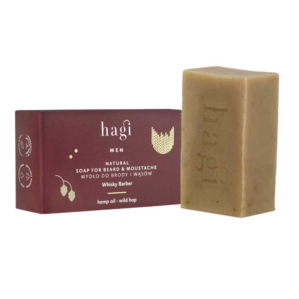 Mydło do brody i wąsów – Whisky Barber | Hagi Cosmetics