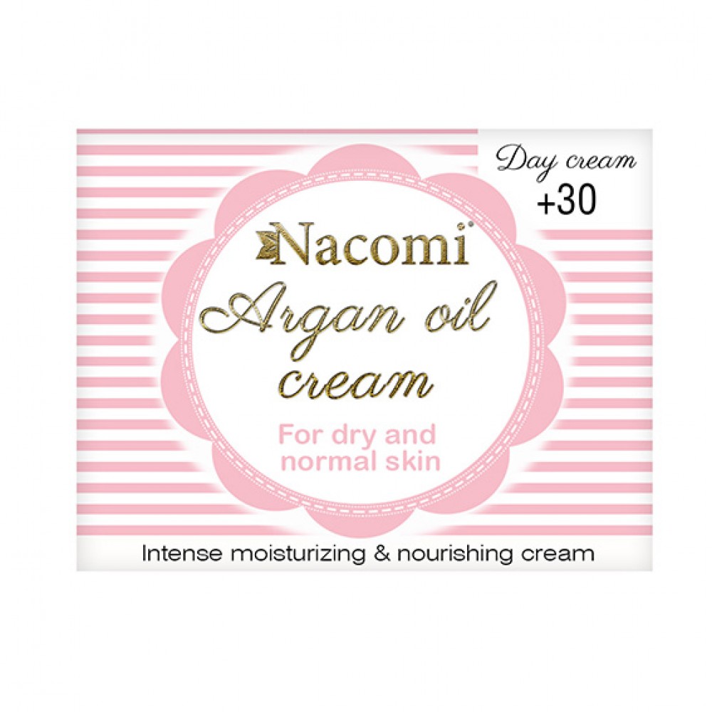 Arganowy krem do twarzy z witaminą E | Nacomi