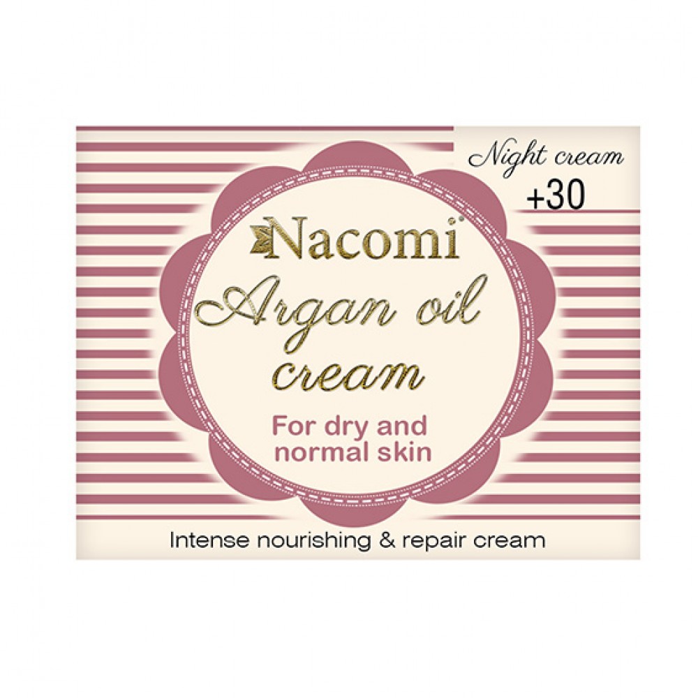Arganowy krem do twarzy z kwasem hialuronowym | Nacomi