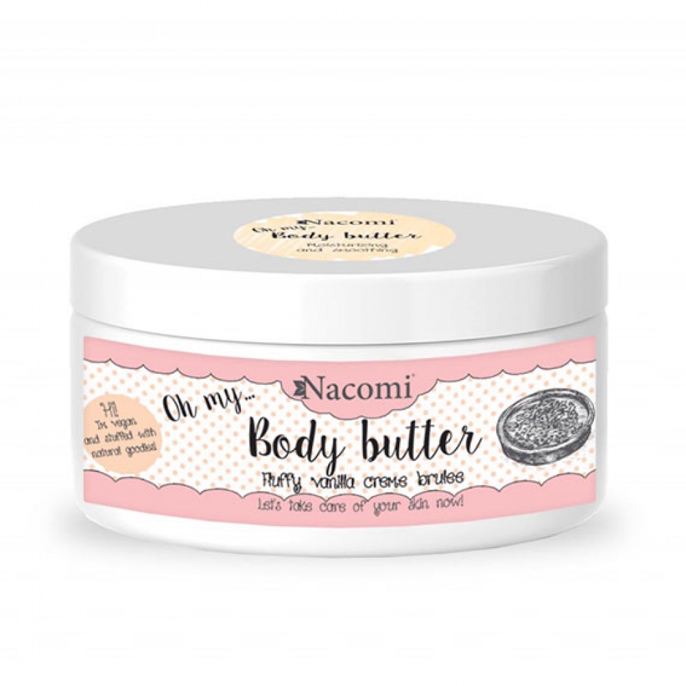Masło do ciała - Waniliowe Creme Brulee | Nacomi