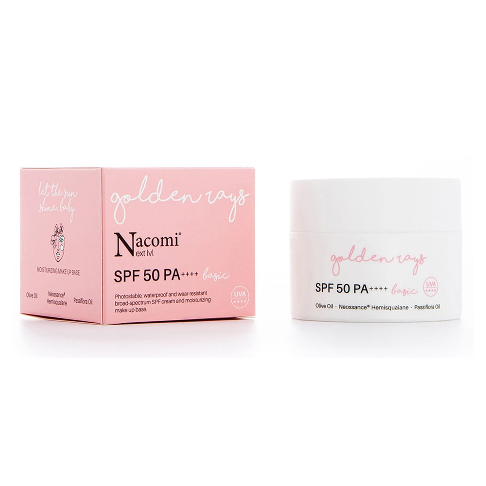 Krem do twarzy SPF 50 Basic NEXT LEVEL | Nacomi
