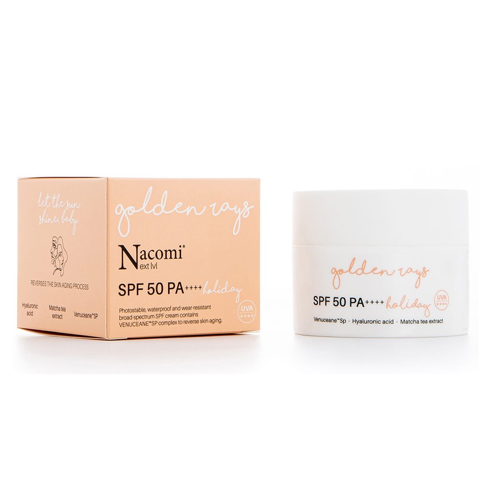 Krem do twarzy Holiday SPF 50 NEXT LEVEL | Nacomi