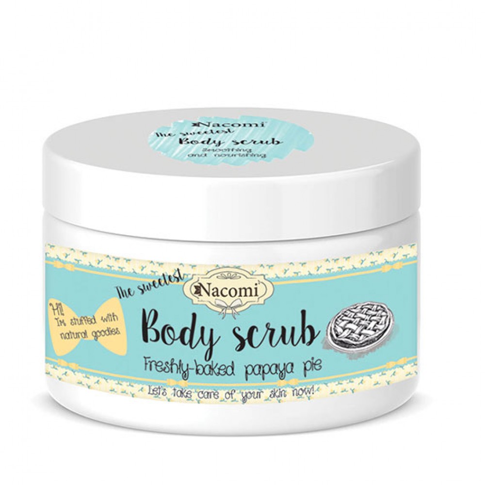 Peeling do ciała - Świeże Ciasto z Papają | Nacomi
