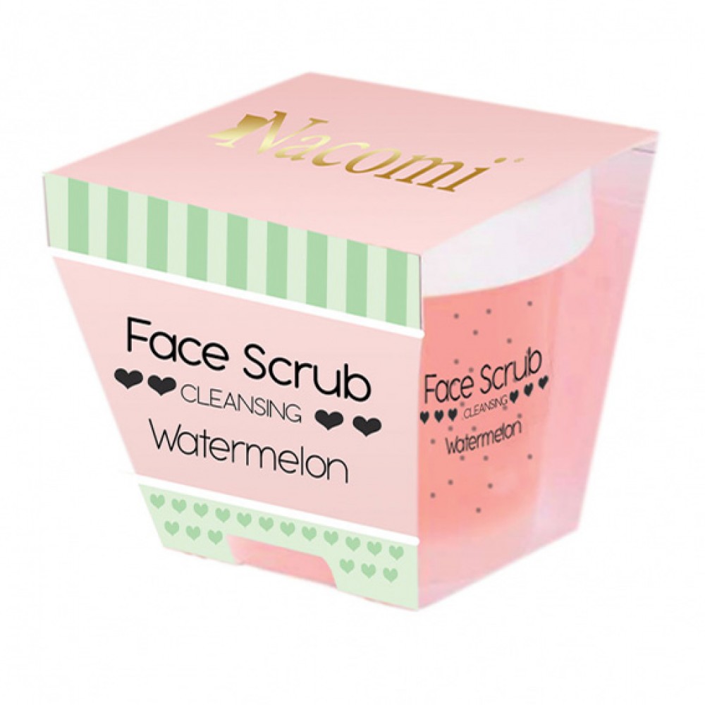 Oczyszczający peeling do twarzy i ust o zapachu arbuza | Nacomi