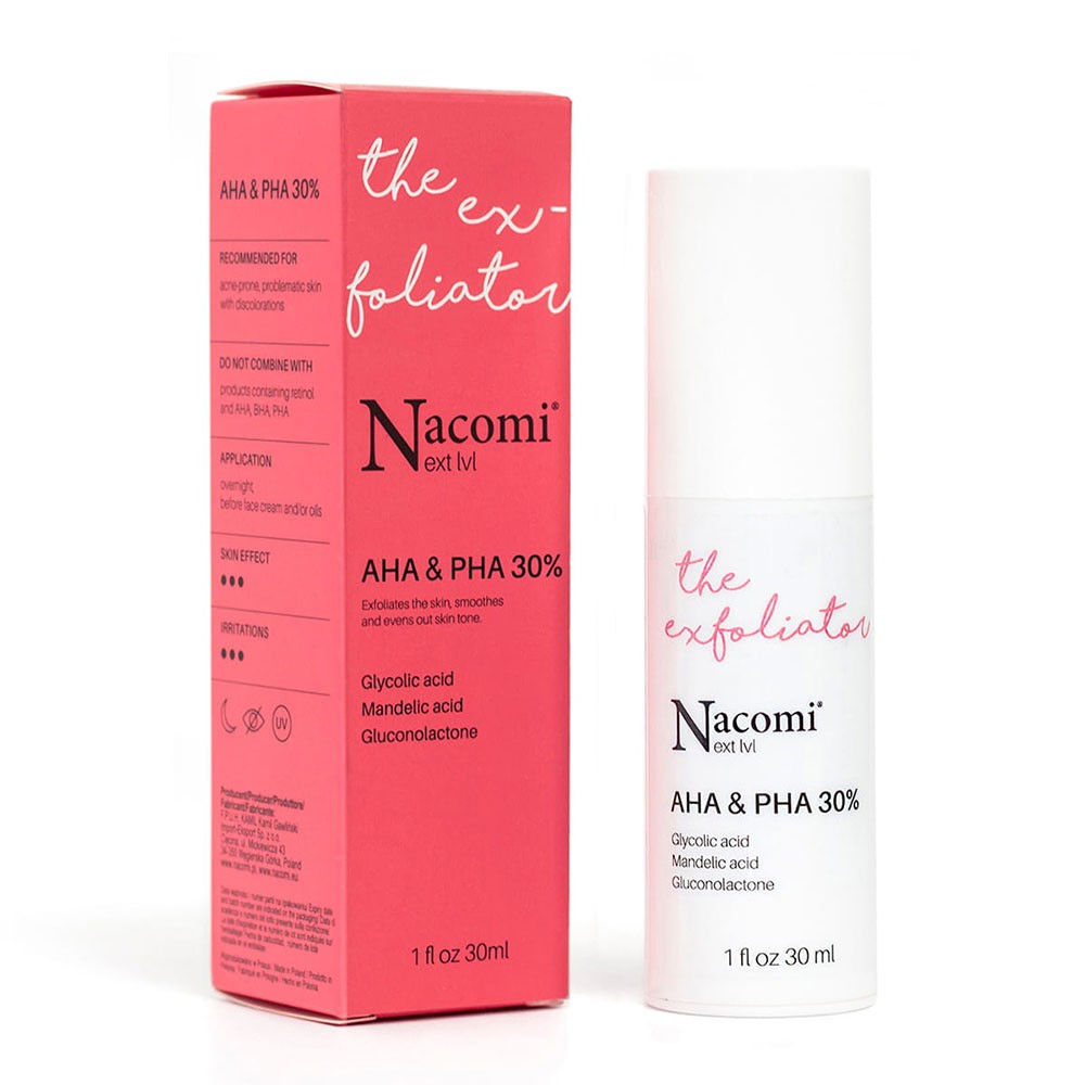 Peeling kwasowy AHA I PHA 30% | Nacomi