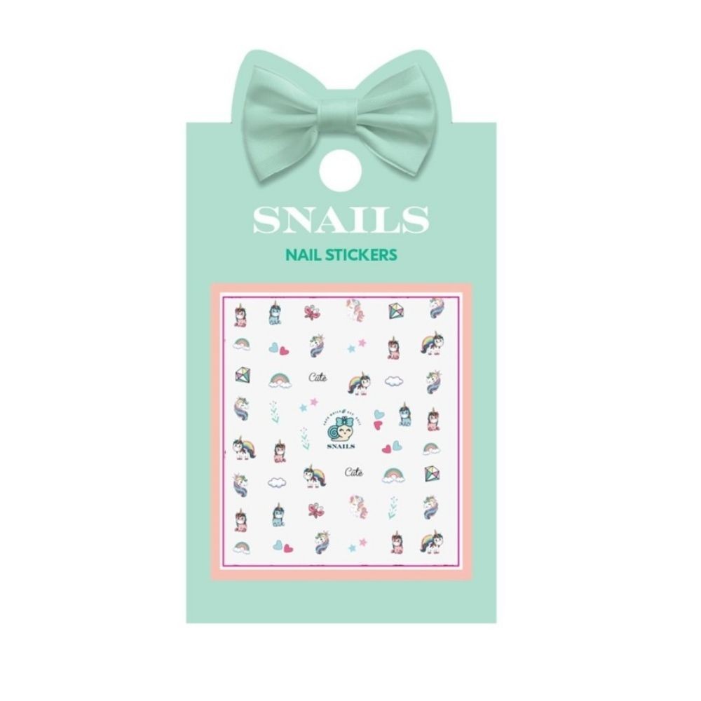 Naklejki na paznokcie Unicorn Quenn | Snails