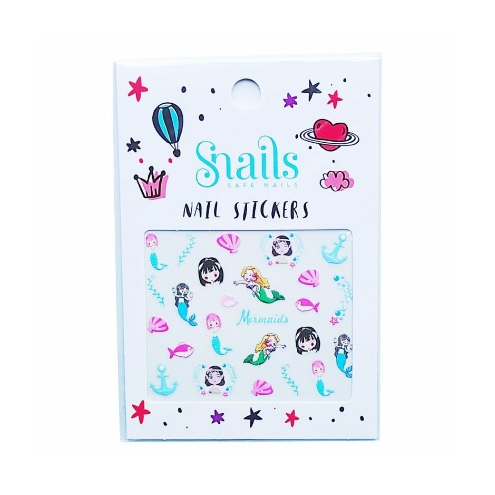 Naklejki ozdobne na paznokcie MERMAIDS | Snails
