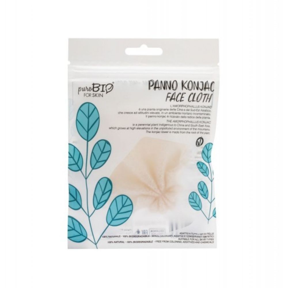 Naturalna ściereczka do twarzy Konjac | puroBIO