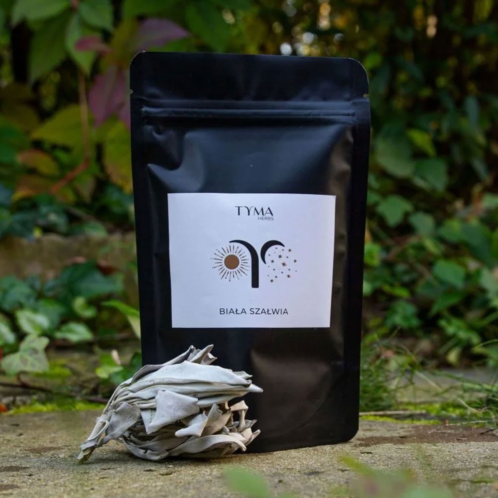 Naturalne Kadzidło Biała Szałwia | Tyma Herbs