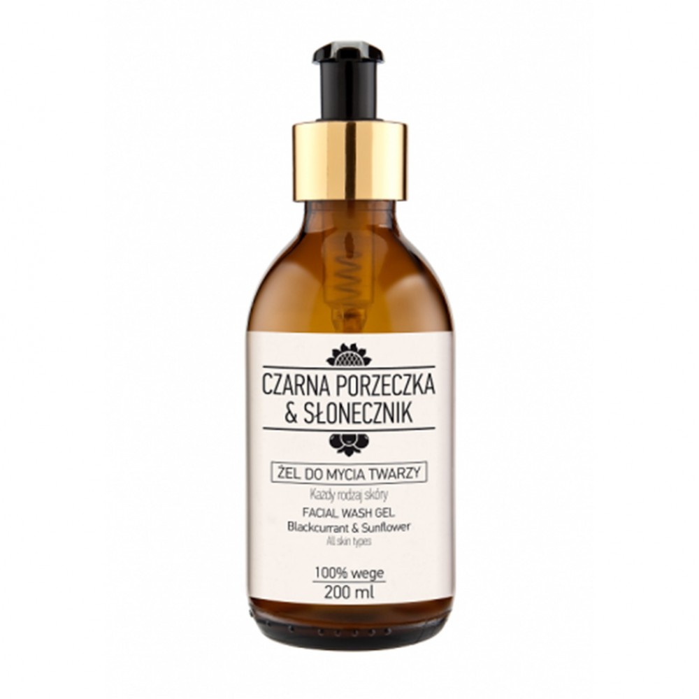 Żel do mycia twarzy  do wszystkich typów skóry Czarna Porzeczka & Słonecznik | Czarna Porzeczka & Słonecznik
