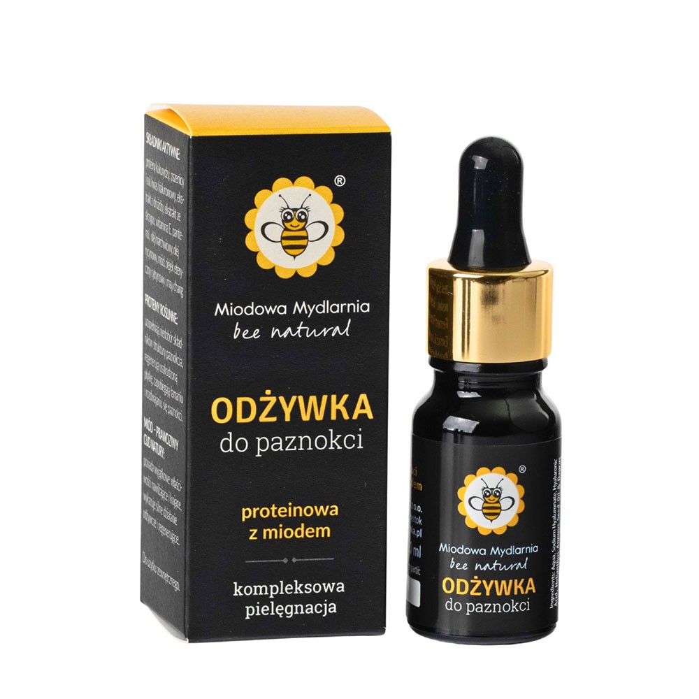 Odżywka do paznokci PROTEINOWA Z MIODEM | Miodowa Mydlarnia