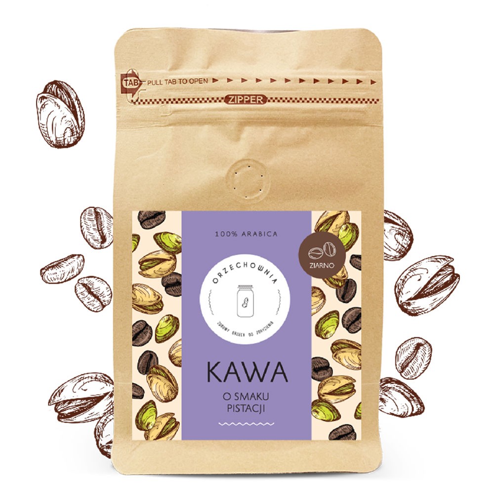 Ziarnista Kawa Pistacjowa | Orzechownia