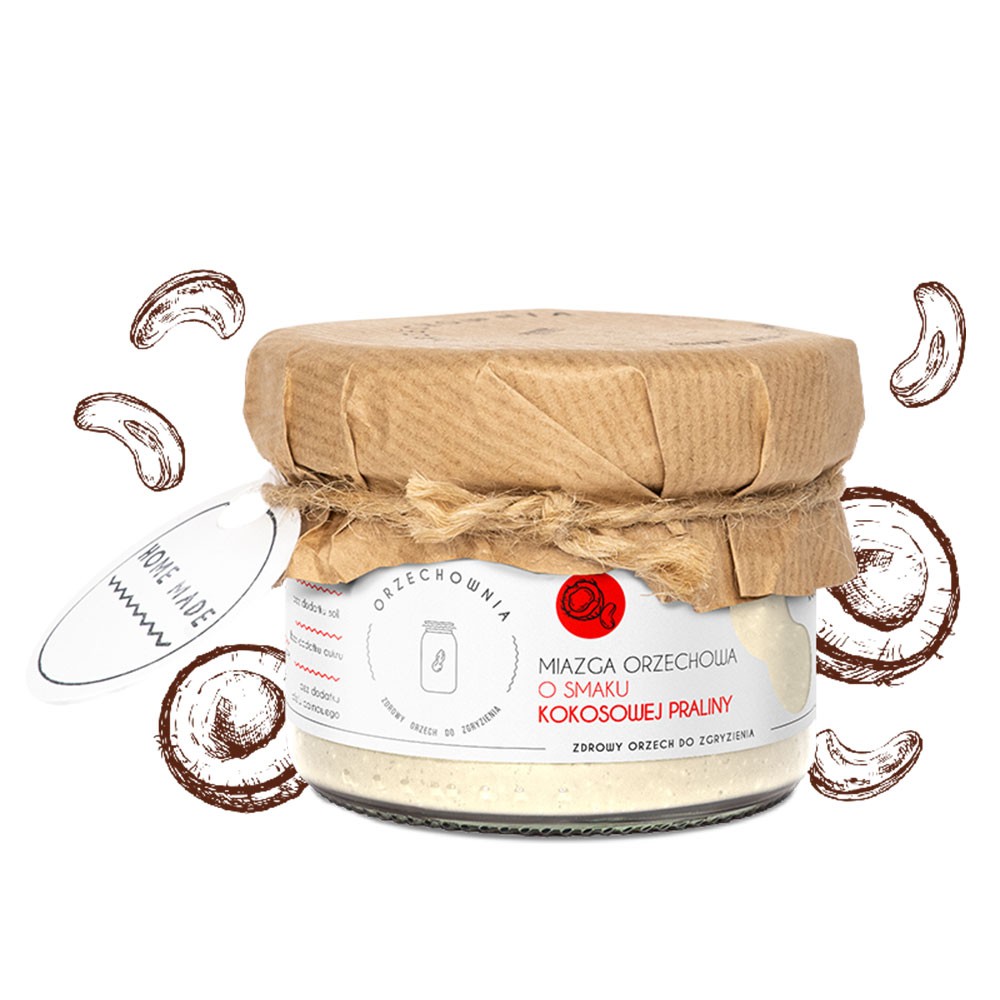 Miazga o smaku kokosowej praliny | Orzechownia