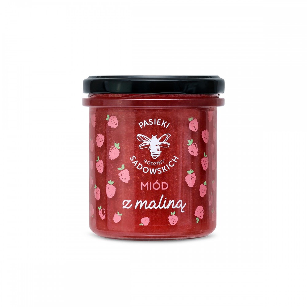Miód z maliną | Pasieki Rodziny Sadowskich
