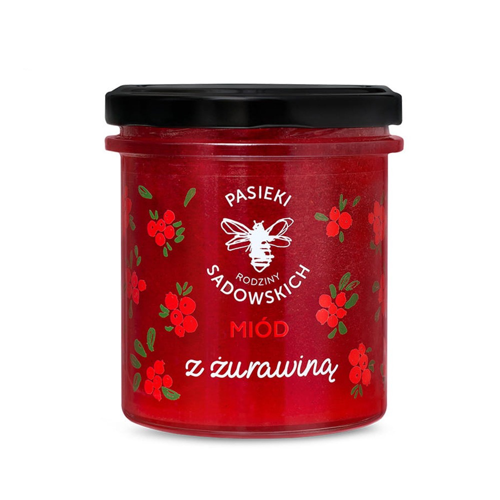 Miód z żurawiną | Pasieki Rodziny Sadowskich