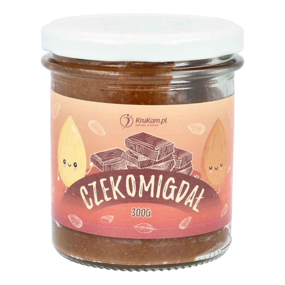 Pasta migdałowa z czekoladą Czekomigdał | KruKam