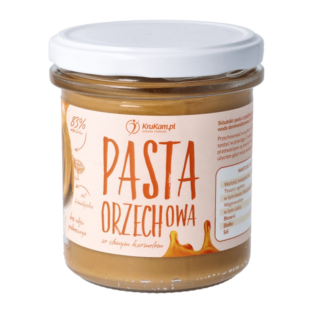 Pasta orzechowa ze słonym karmelem | KruKam