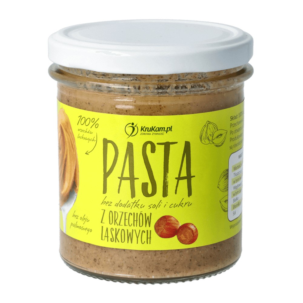 Pasta z orzechów laskowych | KruKam