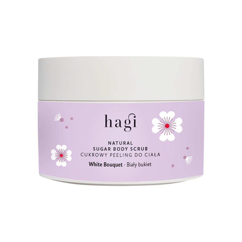 Peeling cukrowy do ciała Biały bukiet | Hagi Cosmetics