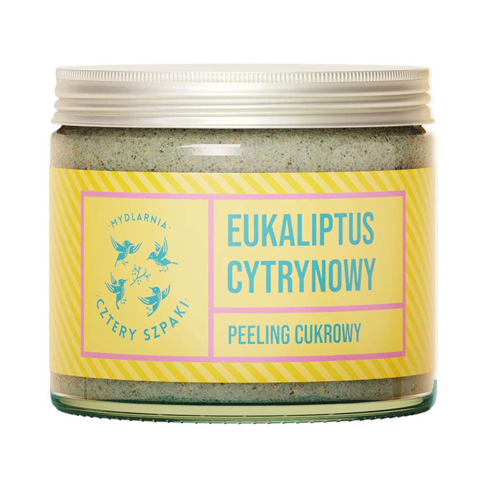 Peeling cukrowy Eukaliptus Cytrynowy | Cztery Szpaki