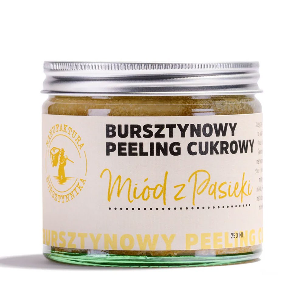 Peeling cukrowy Miód z pasieki | Manufaktura Bursztynnika