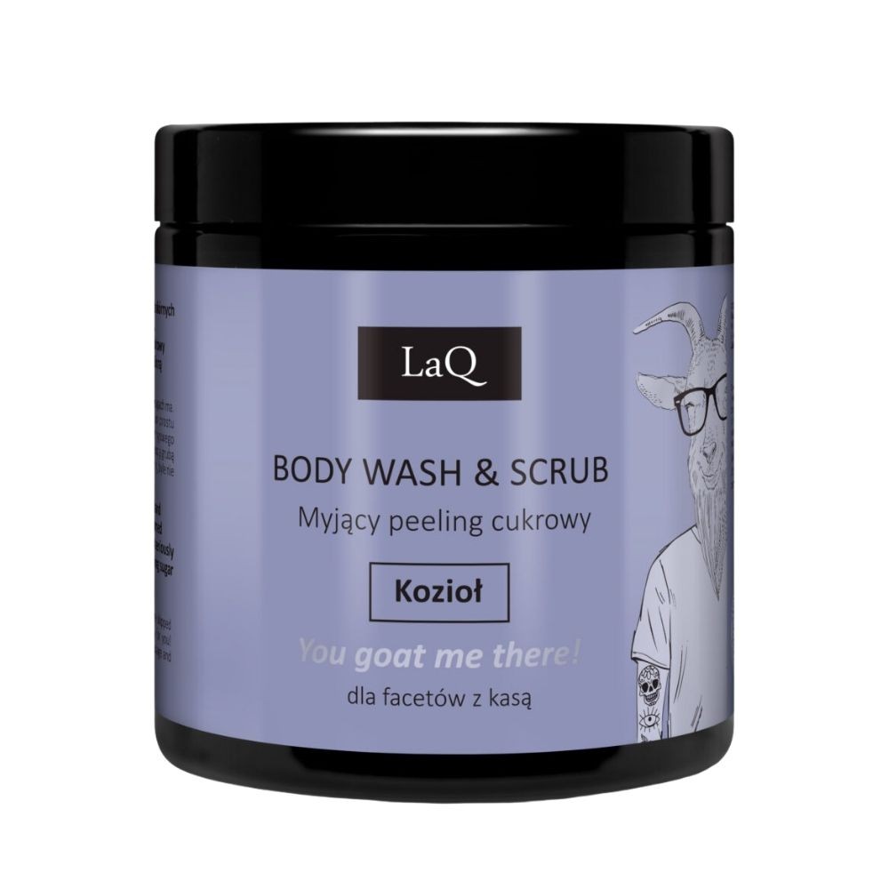 Peeling cukrowy myjący KOZIOŁ | LaQ