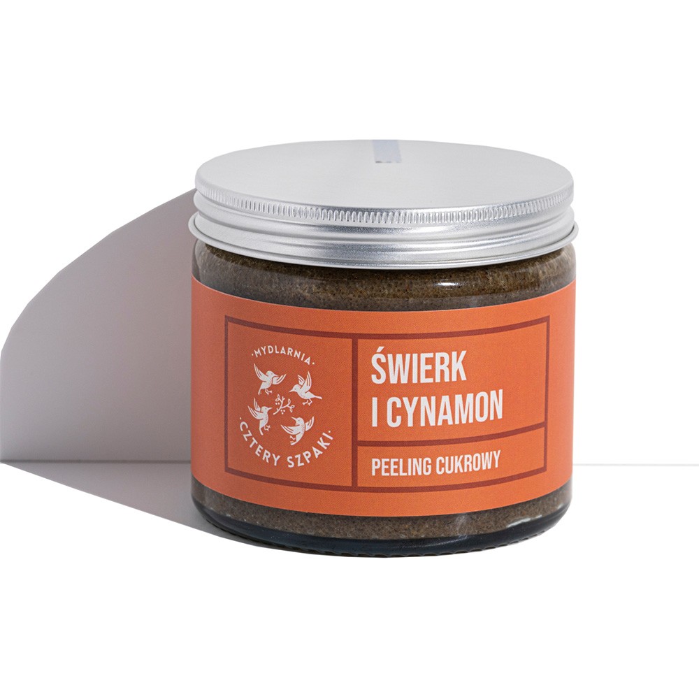 Peeling do ciała Świerk i Cynamon | Cztery Szpaki