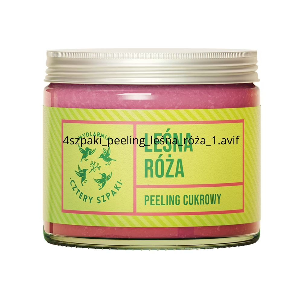 Peeling do ciała Leśna róża | Cztery Szpaki